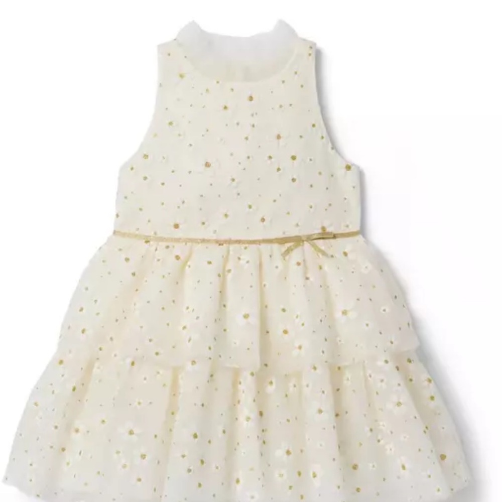 Janie and Jack The Shimmer Floral Dress